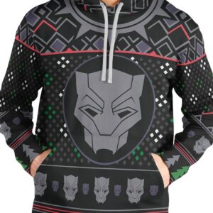 A Wakandan Christmas Unisex Pullover Hoodie 2