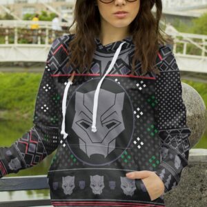 A Wakandan Christmas Unisex Pullover Hoodie 3
