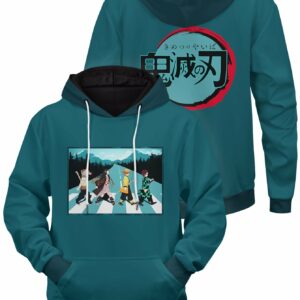 Demon Slayer Walk Unisex Pullover Hoodie 1