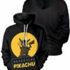 Detective Pikachu Silhouette Unisex Pullover Hoodie 1
