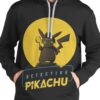 Detective Pikachu Silhouette Unisex Pullover Hoodie 2