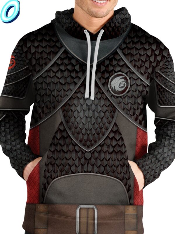 Dragon Viking Unisex Pullover Hoodie 3