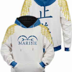 One Piece Marine Unisex Pullover Hoodie 1