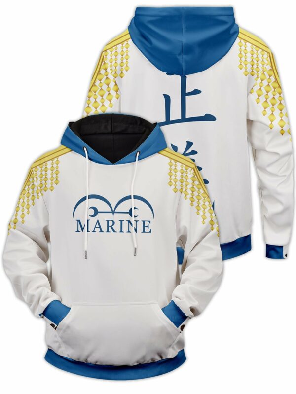 One Piece Marine Unisex Pullover Hoodie 1