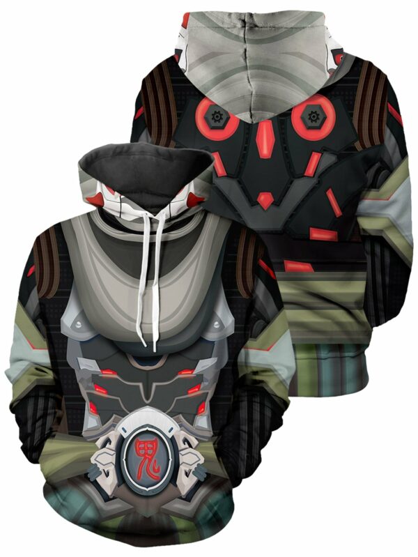 Oni Genji Unisex Pullover Hoodie 1